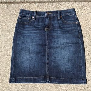 Lucky denim pencil skirt